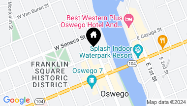 Map of 17 West Cayuga Street, Oswego - City NY, 13126