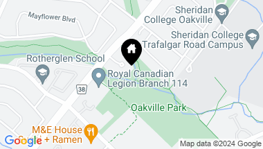 Map of 1522 Canada Court, Oakville ON, L6H 5A8