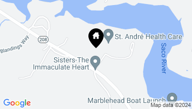 Map of 7 Tide Water Drive, Biddeford ME, 04005