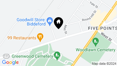 Map of 406 Alfred Street, Biddeford ME, 04005