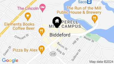 Map of 124 Main Street, Biddeford ME, 04005