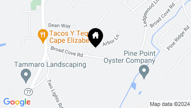Map of 18 Broad Cove Road, Cape Elizabeth ME, 04107