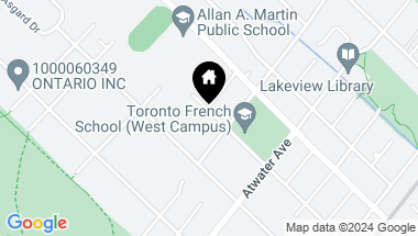 Map of 1326 Meredith Ave, Mississauga Ontario, L5E 2E7