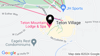 Map of 3385 W VILLAGE DRIVE, 121, Teton Village WY, 83025