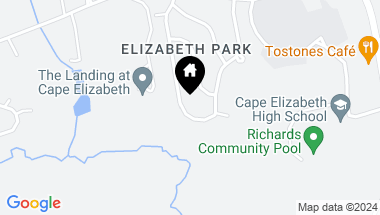 Map of 38 Longfellow Drive, Cape Elizabeth ME, 04107