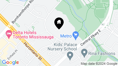 Map of 1250 Valley Blvd N Unit: 75, Mississauga Ontario, L5A 3X8