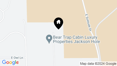 Map of 8710 N CENTENNIAL Drive, Jackson WY, 83001