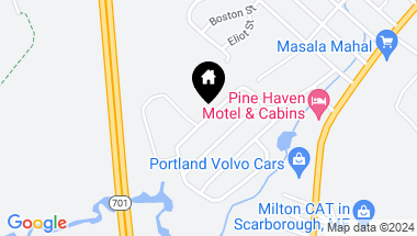 Map of 413 Topaz Drive, South Portland ME, 04106