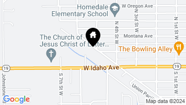 Map of 504 W Idaho Ave, Homedale ID, 83628