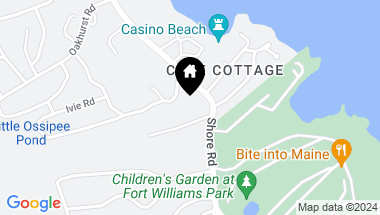 Map of 969A Shore Road, Cape Elizabeth ME, 04107