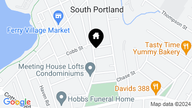 Map of 294 Pine Street, South Portland ME, 04106