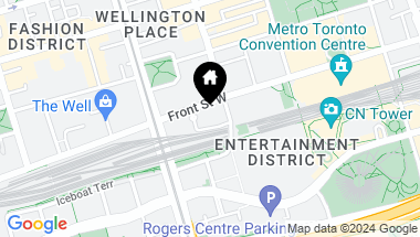 Map of 373 Front St W Unit: 3010, Toronto Ontario, M5V 3R7