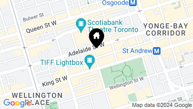 Map of 99 John St Unit: 4802, Toronto Ontario, M5V 0S6