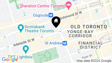 Map of 180 University Ave Unit: 2707, Toronto Ontario, M5H 0A2
