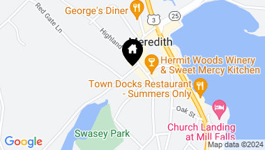 Map of 4 Water Street Unit: 3, Meredith NH, 03253