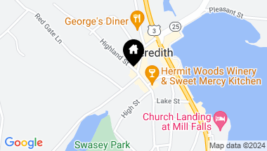 Map of 51 Main Street, Meredith NH, 03253