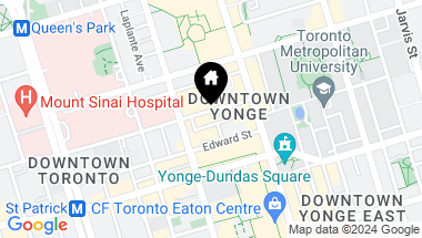 Map of 31 Elm St, Toronto Ontario, M5G 1H1