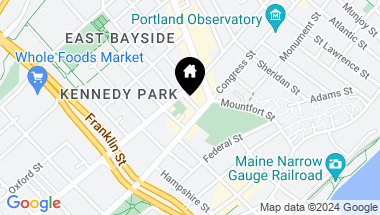 Map of 8 Montgomery Street, Portland ME, 04101