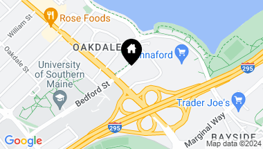 Map of 15 Baxter Boulevard, Portland ME, 04101