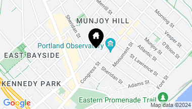 Map of 56 Cumberland Avenue, Portland ME, 04101
