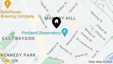 Map of 45 Cumberland Avenue, Portland ME, 04101
