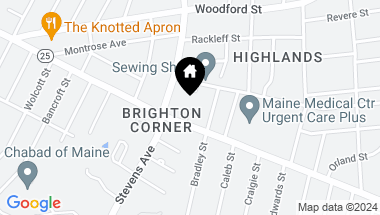 Map of 401 Brighton Avenue, 8, Portland ME, 04102
