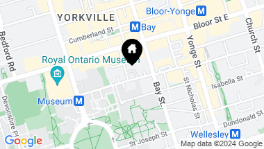 Map of 1 St Thomas St Unit: 9C, Toronto Ontario, M5S 3M5