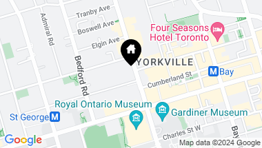 Map of 38 Avenue Rd Unit: 2302, Toronto Ontario, M5R 2G2