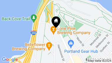 Map of 218 Washington Avenue, 303, Portland ME, 04101