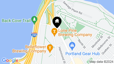 Map of 218 Washington Avenue, 307, Portland ME, 04101