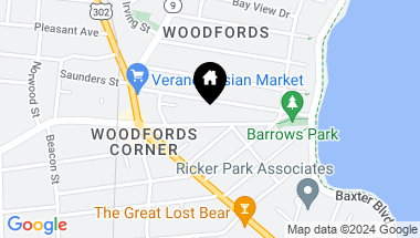 Map of 83 Woodford Street, Portland ME, 04103