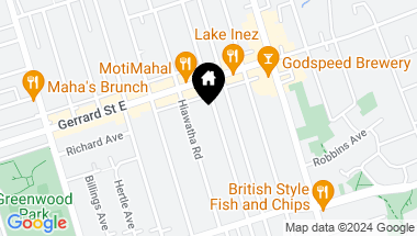 Map of 234 Ashdale Ave, Toronto Ontario, M4L 2Y9
