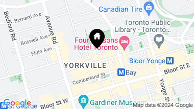 Map of 100 Yorkville Ave Unit: 301, Toronto Ontario, M5R 2C3