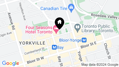 Map of 50 Yorkville Ave Unit: 2601, Toronto Ontario, M4W 0A3