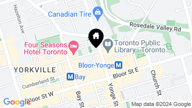 Map of 1 Yorkville Ave Unit: 5405, Toronto Ontario, M4W 0B1