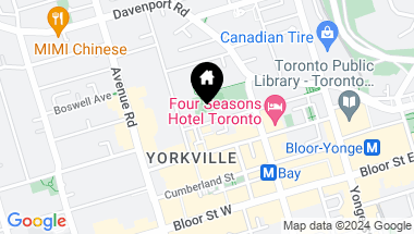 Map of 108 Scollard St, Toronto Ontario, M5R 1G2