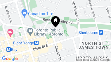 Map of 88 Asquith Ave, Toronto Ontario, M4W 1J8