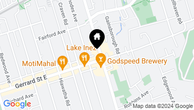 Map of 274 Coxwell Ave, Toronto Ontario, M4L 3B6