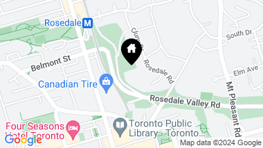 Map of 120 Rosedale Valley Rd Unit: 809, Toronto Ontario, M4W 1P8