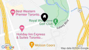 Map of 75 International Ave, Toronto Ontario, M9W 6L9