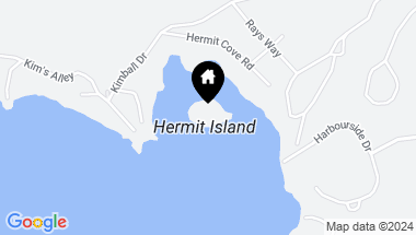 Map of 2 Hermit Island, Moultonborough NH, 03254