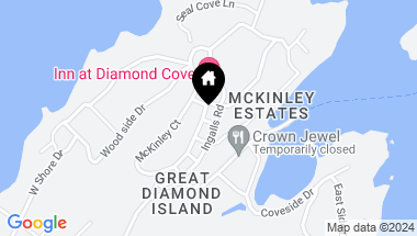 Map of 46 McKinley Court, Portland ME, 04109