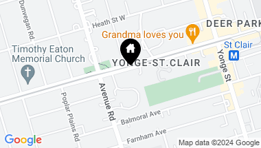 Map of 111 St Clair Ave W Unit: 421, Toronto Ontario, M4V 1N5