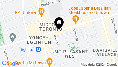 Map of 55 Eglinton Ave E Unit: 502, Toronto Ontario, M4P 1G8