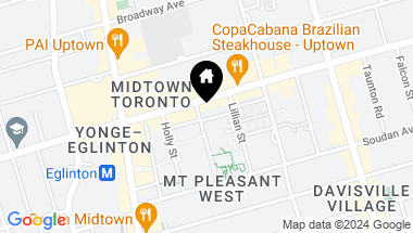 Map of 89 Dunfield Ave Unit: 514, Toronto Ontario, M4S 0A4