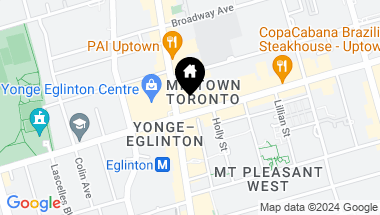 Map of 8 Eglinton Ave Unit: 4706, Toronto Ontario, M4P 0C1