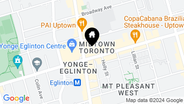 Map of 20 Eglinton Ave E Unit: 444, Toronto Ontario, M4P 1A6