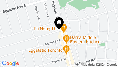 Map of 1670 Bayview Ave Unit: 503A, Toronto Ontario, M4G 3C2