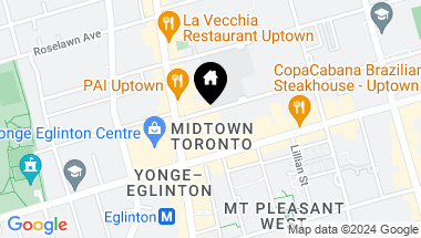 Map of 39 Roehampton Ave Unit: 4010, Toronto Ontario, M4P 0G1
