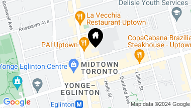 Map of 30 Roehampton Ave Unit: 3004, Toronto Ontario, M4P 0B9